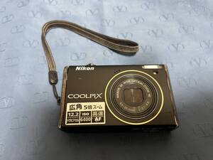 Nikon COOLPIX s64012.2MPデジタルカメラwith 5X WIDE Angle光学式振動Reduction VR ズーム