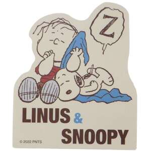 新品★PEANUTS★SNOOPY★ダイカットビニールステッカー★おひるね★スヌーピー★送料210円可