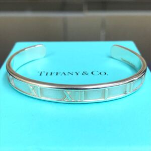 【ティファニー】基準内 TIFFANY&Co. カフバングル アトラス ATLAS シルバー925 バングル ブレスレット アクセサリー メンズ レディース