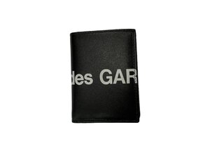 COMME des GARCONS コムデギャルソン HUGE LOGO WALLET ウォレット 二つ折り財布 ミニ財布 SA0641HL-BKBKOS ブラック 黒 ウィメンズ /027