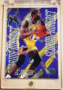 レア 1995 -96 Fleer Metal Scoring Magnet MAGIC JOHNSON / マジック ジョンソン (5x NBA Champions)