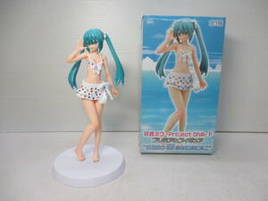 初音ミク Project DIVA-F プレミアムフィギュア SW みずたまビキニ 現状品 