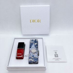 Dior ルージュ＆ネイルセット フランス製 ルージュ720Vアイコンベルベット ヴェルニ999ルージュ 管5373