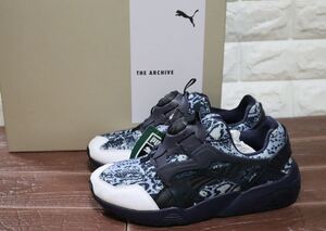 新品 定価18700円 25㎝　プーマ　PUMA DISC BLAZE SNAKE SPRING BLUE/PARISIAN NIGHTディスク　ブレイズ　スネーク　メンズスニーカー