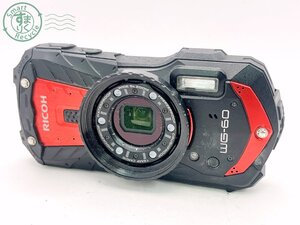 BA0607603　■ RICOH リコー WG-60 コンパクトデジタルカメラ レッド バッテリー付き カメラ 中古