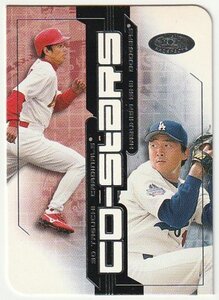 田口壮/石井一久 デュアル ルーキーカード 2002 FLEER HOT PROSPECTS RC DIE-CUT 9of15