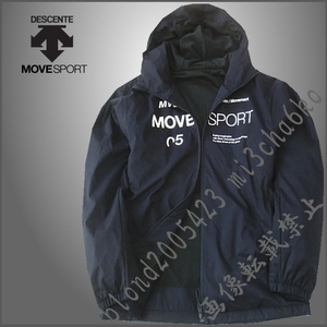 ■新品【DESCENTE MOVE SPORT】デサントムーヴスポーツ 中綿裏地一体化AIATHEMOTION快適保温 防風撥水フルZIPジャケット■NV/L