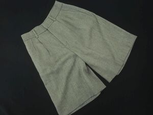 IENA イエナ ウール混 タック キュロット パンツ size38/グレー ◇■ ☆ dlc2 レディース