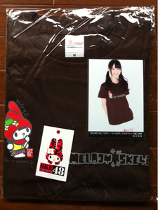 SKE48 松井玲奈 マイメロディ B.L.T. コラボTシャツ 生写真付き