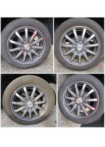 N-WGN 　ホンダ　純正　１４インチ　アルミホイール　タイヤ　セット　155/65Ｒ14