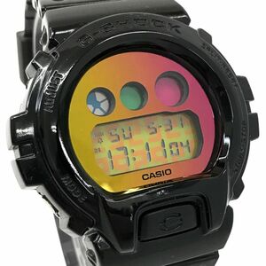 美品 CASIO カシオ G-SHOCK ジーショック 三つ目モデル 生誕25周年 腕時計 DW-6900SP-1JR クオーツ デジタル コレクション 動作確認済