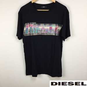 美品 DIESEL ディーゼル 半袖Tシャツ ブラック サイズS 返品可能 送料無料