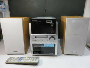 ■Panasonic　パナソニック　SDステレオシステム　SA-PM730SD　CD/MD/SD/テープ/ラジオ　ミニコンポ