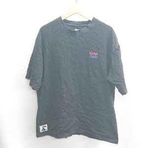 ◇ ⊂ POLeR　ポーラー コットン100% 半袖 Ｔシャツ サイズL ブラック レディース E