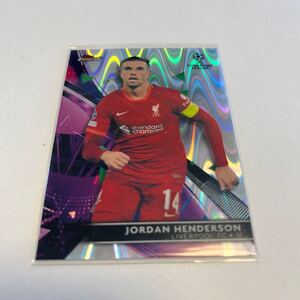 ★【ジョーダン・ヘンダーソン　リバプール】2021-22 Topps Finest UEFA Champions League 199枚限定★即決