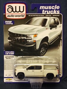 オートワールド 1/64 19年型 シボレー シルバラード ズィー・セブンティワン トレイル ボス autoworld Chevrolet Silverado Z71 Trail Boss