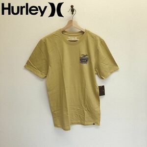 未使用タグ付　希少　Hurley　ハーレー　Ｔシャツ　半袖　丸首　イエロー系　M