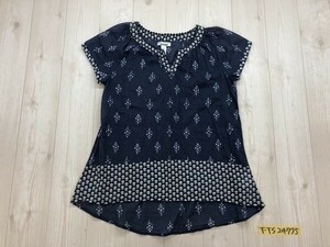 OLD NAVY オールドネイビー キッズ 女の子 綿 薄手 半袖チュニック L(10-12) 青紺