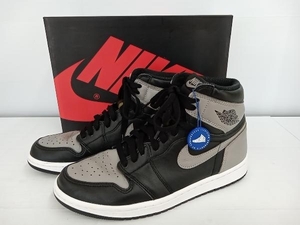 NIKE ナイキ／AIR JORDAN 1 RETRO HIGH OG エアジョーダン／シャドウ2018／ブラック／グレー／555088−013 ／箱有り／26cm