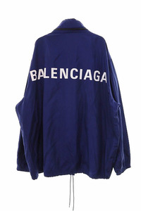 バレンシアガ BALENCIAGA 533911TYD36 18AW Large Logo Jacket レーヨンミックス ジャケット46【ブランド古着ベクトル】240112☆AA★ メン