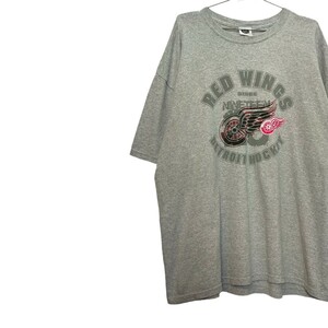 古着　nhl　半袖Ｔシャツ　レッドウィングス　ビッグサイズ　ホッケー