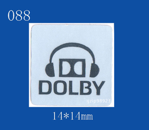 即決088【 DOLBY 】エンブレムシール追加同梱発送OK■ 条件付き送料無料 未使用