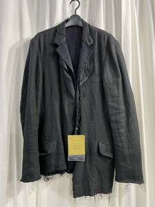 2022SS yohji yamamoto pour homme 3重レイヤードアシンメトリーリバーシブルジャケッ（HG-J09-800）