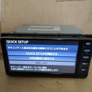 トヨタ 純正 ナビ NSLN-W68 2024年度 春版 最新地図 Bluetooth AUX