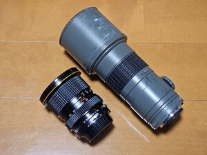 ニコン用レンズ2本セット ジャンク Tokina AT-X 24-40mm F2.8 Sigma 400mm F5.6