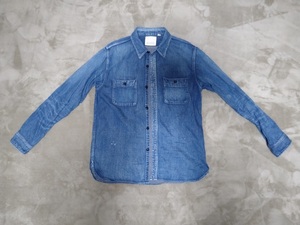 FULLCOUNT フルカウント Denim Work Shirt HW デニムワークシャツ 4890HW