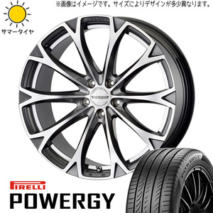 215/45R18 サマータイヤホイールセット ヴォクシー etc (PIRELLI POWERGY & VENERDI LEGART 5穴 114.3)