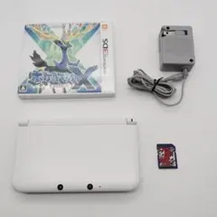 【良品】ニンテンドー3DS LL　ホワイト　本体セット　動作確認済み　@2473