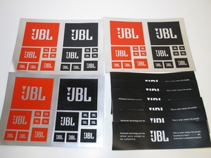 ！難あり JBL 当時物 ステッカー シール セット 未使用 レトロ