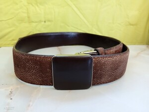 クラインカルー ベルト KEYLITBELT 象皮 紳士用ベルト 茶 U18