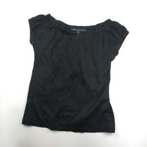 ◇c 【シンプルスタイル】 MARC JACOBS マークジェイコブス Tシャツ カットソー Sサイズ 婦人服 レディース トップス 黒 ブラック