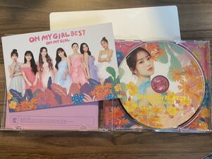 OH MY GIRL BEST ★ 通常盤CD ピクチャーレーベル ジホ タワレコ限定ポストカード付 ★ トレカなし 応募アクセスカードなし