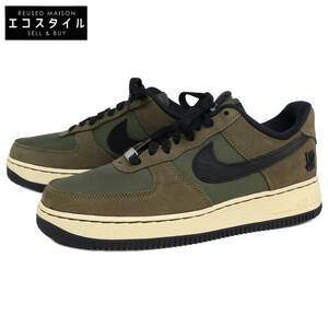 【新品同様】1円 NIKE ナイキ ×UNDEFEATED DH3064-300 エアフォース 1 LOW SP スニーカー シューズ 26cm カーキ メンズ