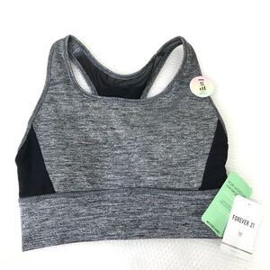 タグ付き新品★FOREVER21★ヨガ・ピラティス/エクササイズ/スポーツブラ【size -S/グレー/gray】Tops◆BH28