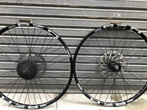 26インチ MTBホイール前後セット 中古です。