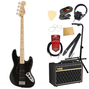 エレキベース 入門セット フェンダー Made in Japan Hybrid II Jazz Bass MN BLK VOXアンプ付き 10点セット Fender ベース 初心者セット