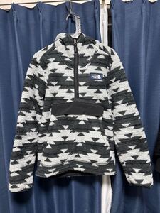 【レア】THE NORTH FACE ノースフェイス ゼブラ柄 フリースジャケット プルオーバー サイズS