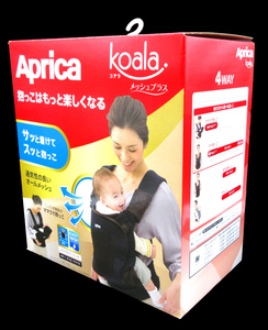 稀少美品●Aprica/アップリカ 抱っこ紐 koala コアラ メッシュプラス ネイビーアイリス 2049493