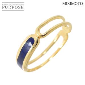 ミキモト MIKIMOTO 21号 リング エナメル K18 YG イエローゴールド 750 指輪 Enamel Ring 90248283