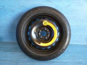 アルファロメオ純正15インチスペアホイール スペアタイヤ 1本 4J +35 5H 98 PIRELLI SPARE TYRE T125/80R15 95M Alfa Romeo 147 156 ピレリ