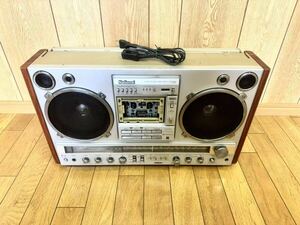 National ラジカセ ナショナル RX-7000 METAL STEREO カセットデッキ 昭和 レトロ ビンテージ レコーダー 当時物 現状　通電確認済み　