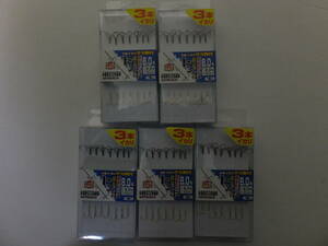 解禁セール◆鮎掛鉤◆カツイチ◆３本錨サカ針付 改良トンボ 8号 ５ケセット◆定価￥4,950円(税込)◆60％OFF