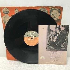 I0919C3 エルヴィス・プレスリー Elvis Presley LOVE ME TENDER / ANYWAY YOU WANT ME SP レコード 音楽 洋楽 S-281 VICTOR