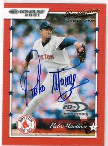 MLB 2005 Playoff Absolute Recollection Collection Buy Back Autograph Pedro Martinez 12/18 Auto 直筆サイン ペドロ・マルティネス