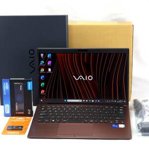 【新品同様】VAIO SX14　VJS1451★新品NVMe SSD2TB/16GBメモリ/Core i7-1260P/12コア/14型/フルHD/WLAN/Webカメラ/Win11/Office H＆B2019