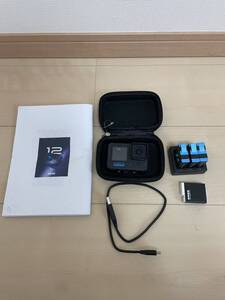 レンタル4日間　★GoPro HERO12 Black★電池4個　バッテリー大容量★ゴープロ　三脚ねじ穴使用可能　5.3K 4Kアクションカメラ